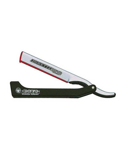 Dovo Shavette, Silver Aluminum with Black Plastic Handle by Dovo - Straight Razor