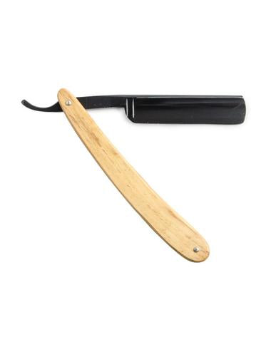 Dovo Straight Razor, "Diamant" 5/8", Carbon Steel, Full Hollow Grind, Black Blade, Olivewood Handle by Dovo - Straight Razor