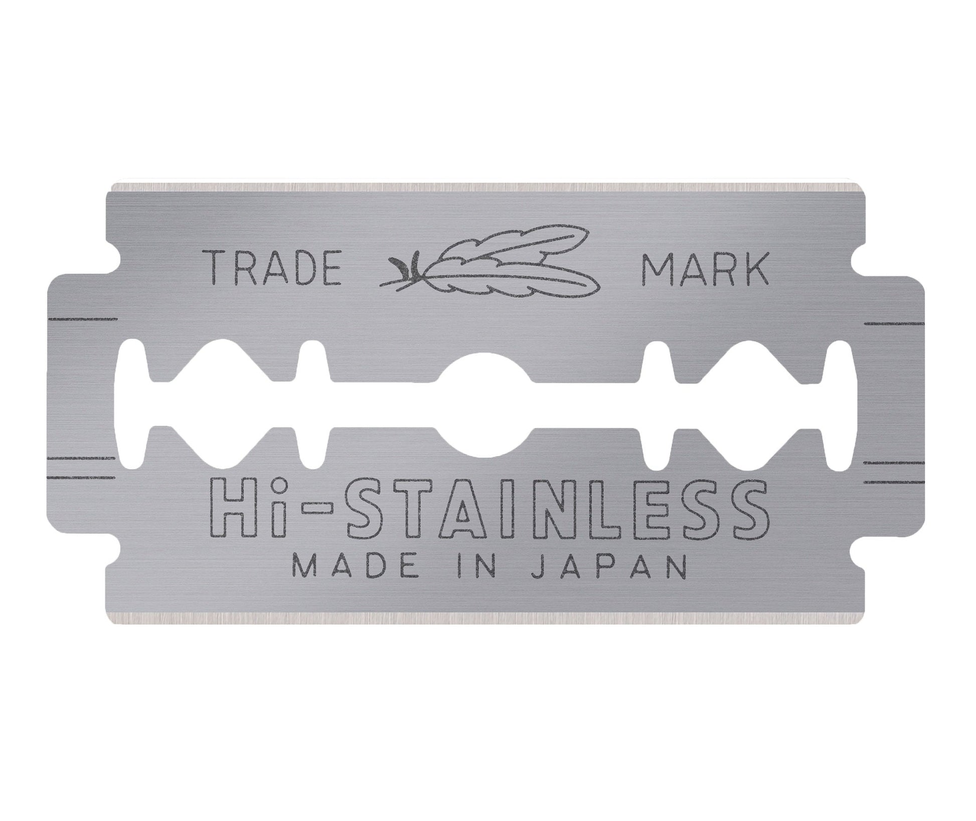 Feather Hi Stainless Double Edge Razor Blades (5 pk) - Image 2