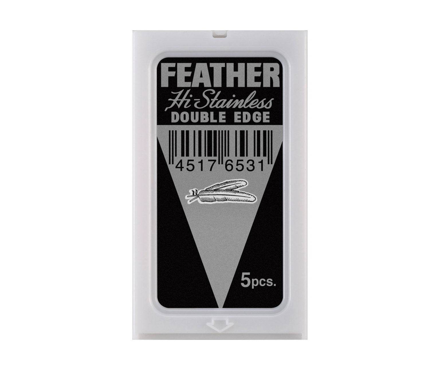 Feather Hi Stainless Double Edge Razor Blades (5 pk) - Eco-friendly - Sama Homes