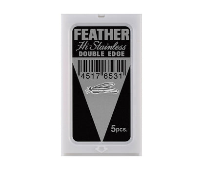 Feather Hi Stainless Double Edge Razor Blades (5 pk) by Feather - Sustainable Living