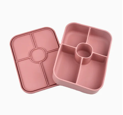 1100ml  BPA Free Microwavable Silicone Food Container Storage Heat-resistant Bento Lunch Box Colorful for Adult
