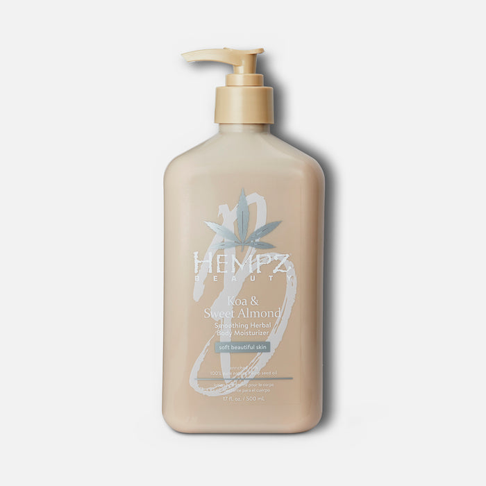 Koa & Sweet Almond Smoothing Herbal Body Moisturizer 17oz. - Eco-friendly - Sama Homes