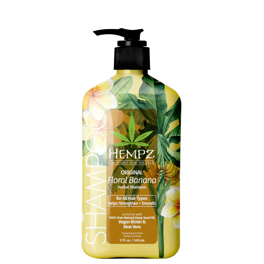 Hempz Original Floral Banana Herbal Shampoo 500 ml - Eco-friendly - Sama Homes