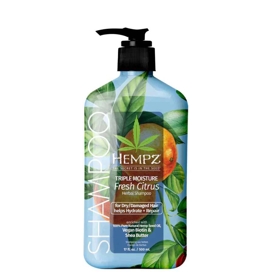 Hempz Triple Moisture Fresh Citrus Herbal Shampoo 500 ml - Eco-friendly - Sama Homes