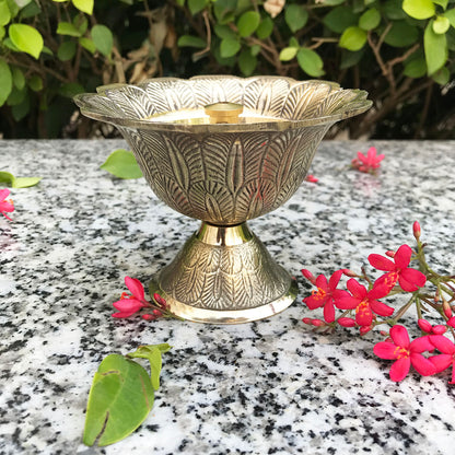 Brass Akhand Diya For Pooja