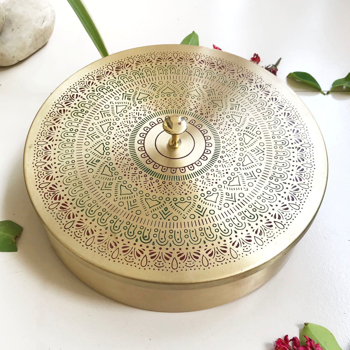 Brass Spice Box