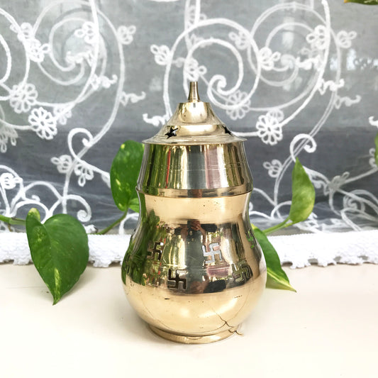 Brass Aroma Diya|Brass Aroma Incense Burner |Brass Diya for Vastu|Oil Burner|Kapoor Lamp|Magic Lamp