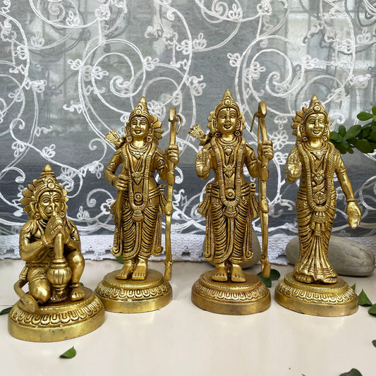 Brass Ram Darbar Statue 