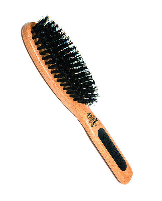 K-NS05 Kent Natural Shine Brush, Oval Head, Pure Bristle