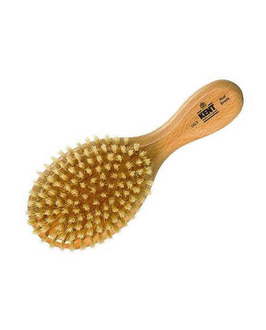 K-OG3 Kent Men's Brush, Oval Head, White Bristles, Beechwood