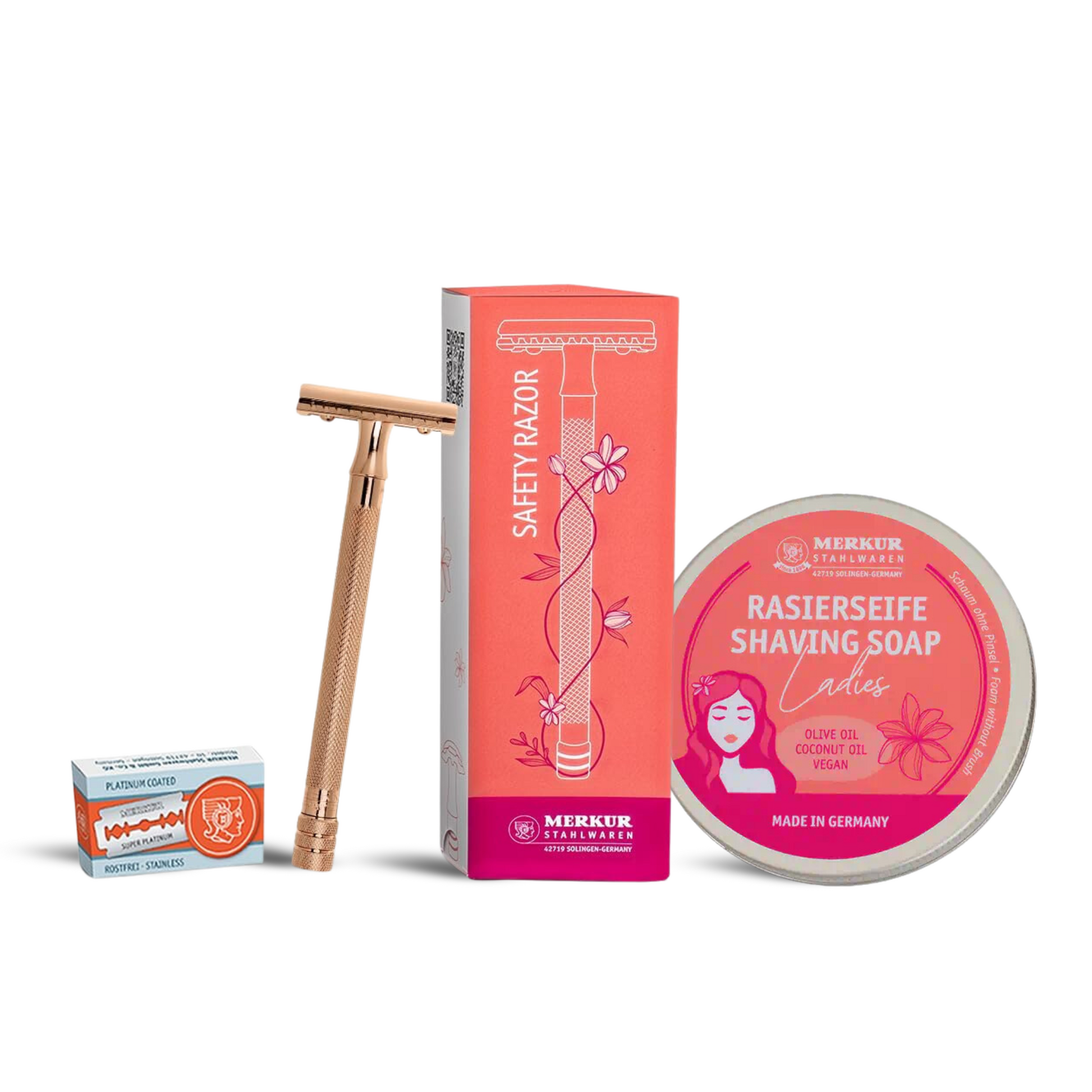 MERKUR 24G Shaving Set for WOMEN - Eco-friendly - Sama Homes