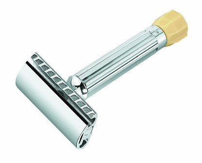 Merkur Progress Adjustable Double Edge Safety Razor Safety Razor, Short Handle, Chrome by Merkur - Double Edge Safety Razors