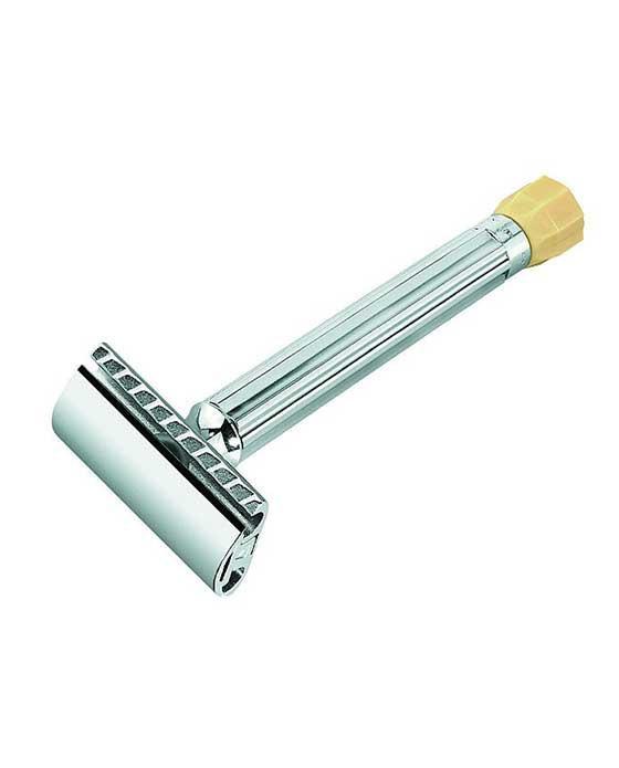 Merkur Progress Adjustable Double Edge Safety Razor Safety Razor, Long Handle, Chrome by Merkur - Double Edge Safety Razors