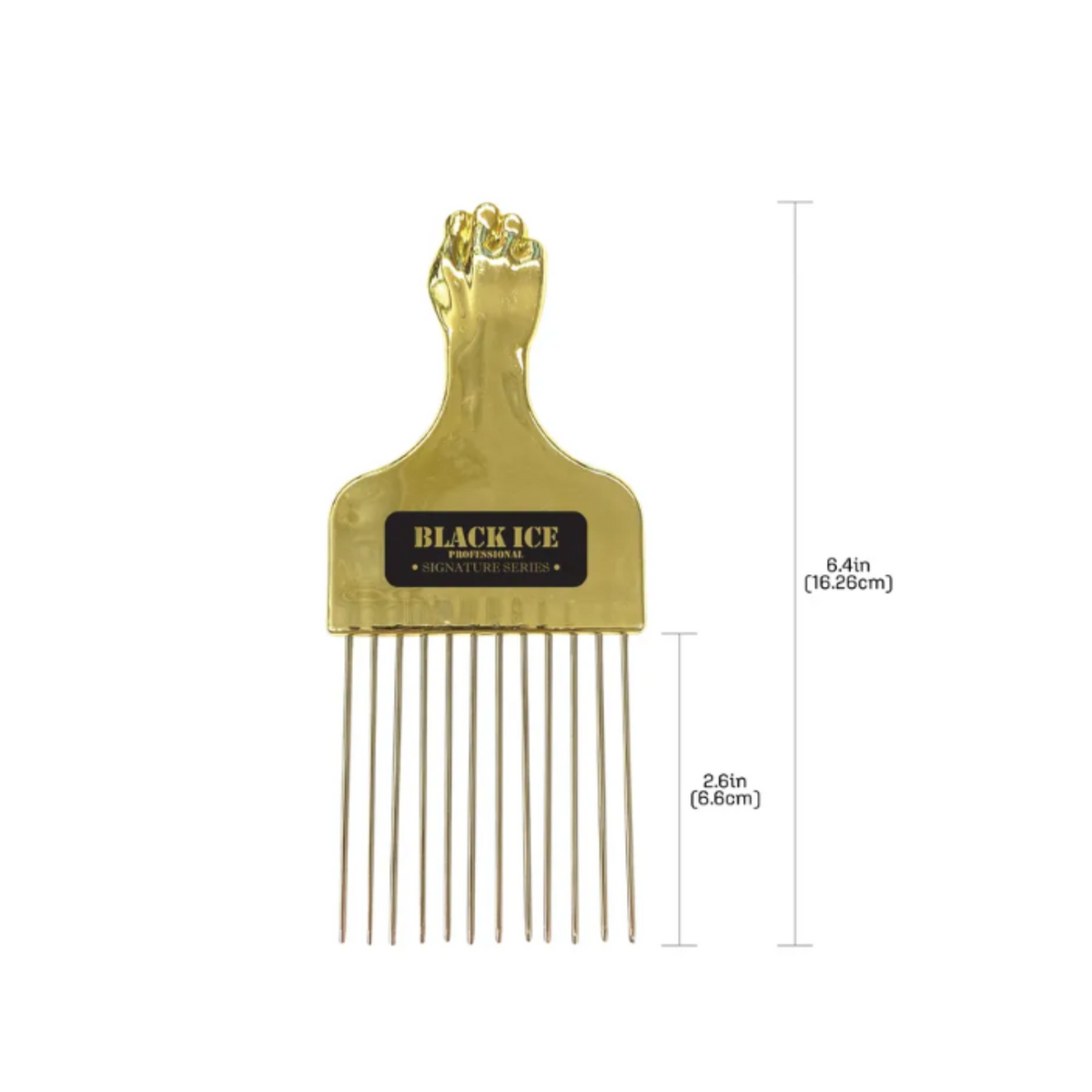 Black Ice Premium Stylish Metal Pick Comb by Black Ice - Sustainable Living (View 3)