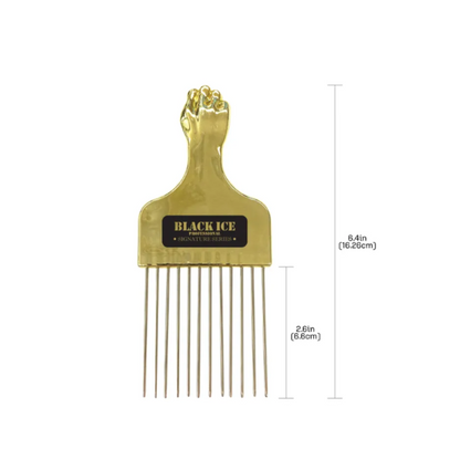 Black Ice Premium Stylish Metal Pick Comb by Black Ice - Sustainable Living (View 3)