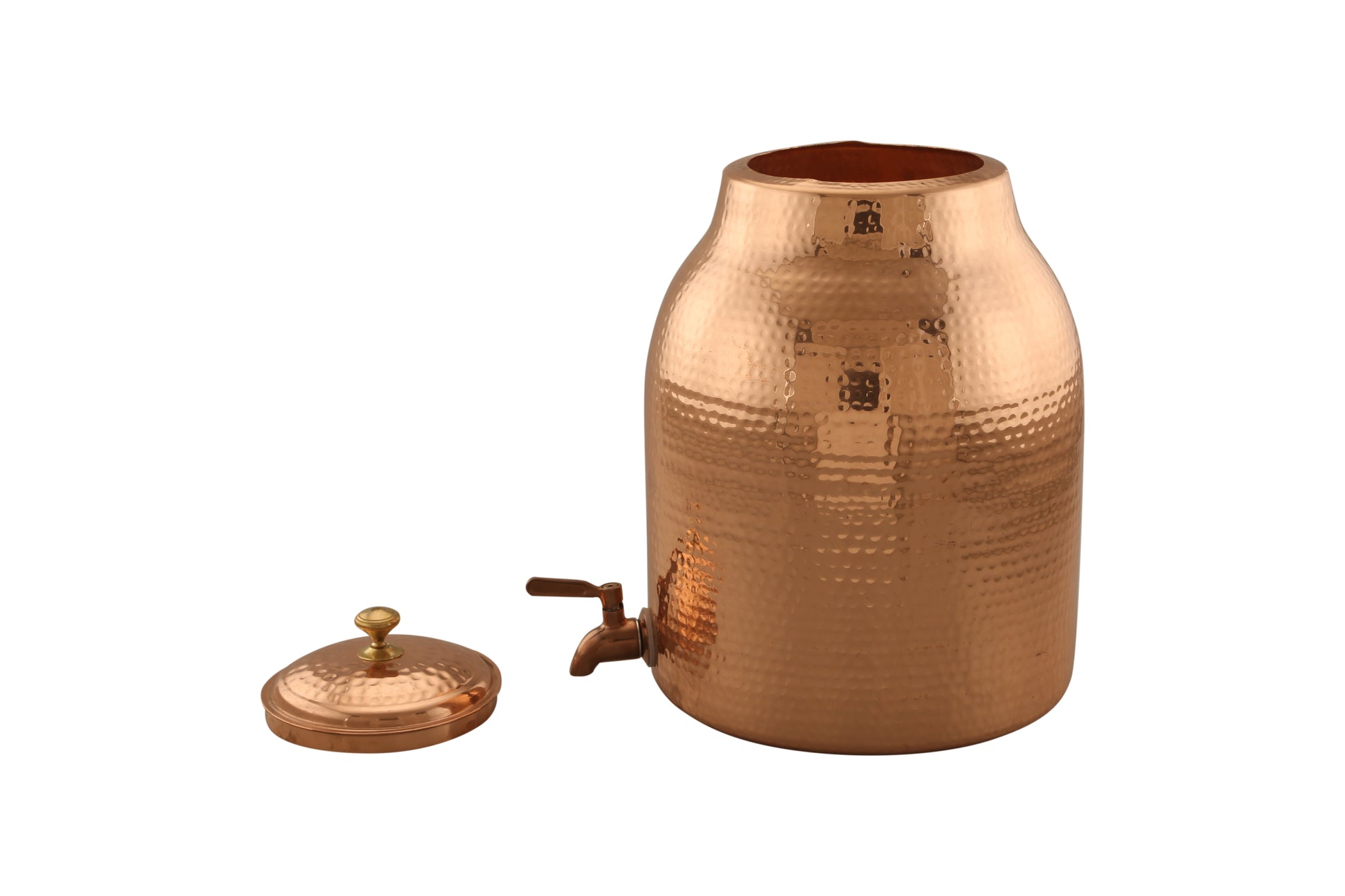 Essence Matka Hammered Copper Water Pot – Handcrafted Ayurvedic Drinkware for Healthy Living - Image 4