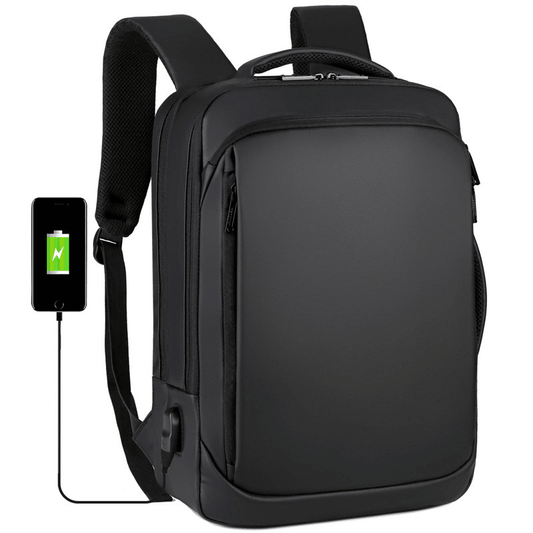 Premium black Laptop backpack bag for gadgets - Sama Homes