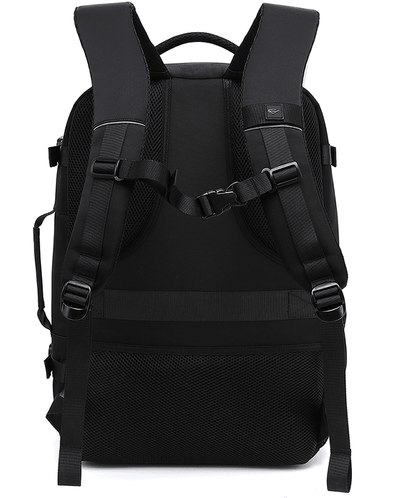 Premium black laptop travel backpack - Sama Homes