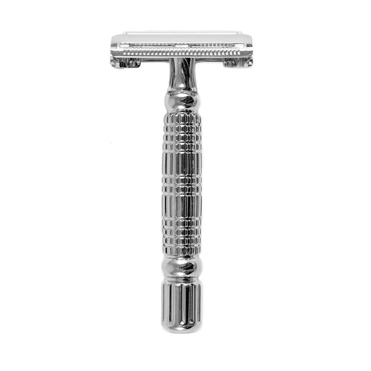 Rockwell R1 DE Safety Razor - White Chrome