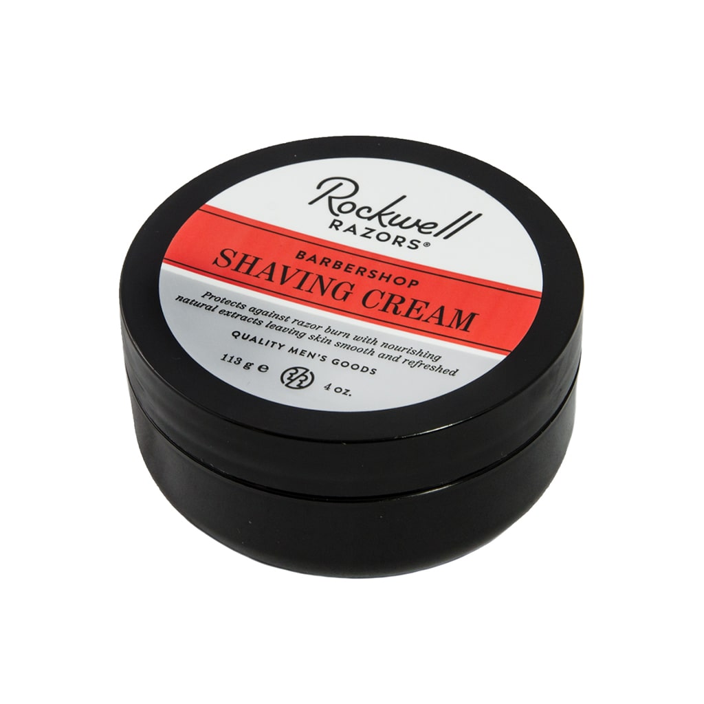 Rockwell Razors Shave Cream Barbershop Scent (4oz / 113g) - Eco-friendly - Sama Homes