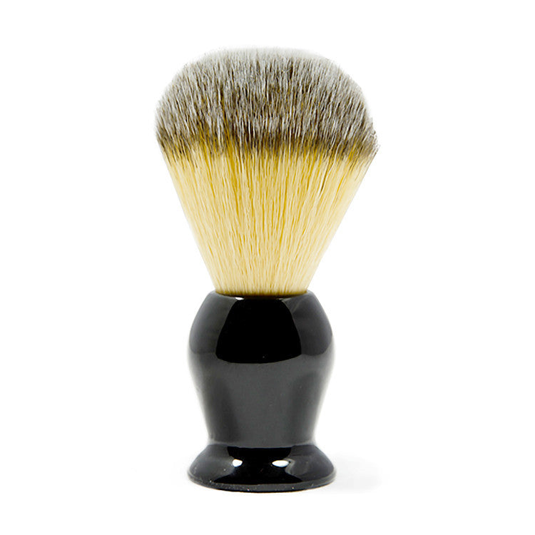 Rockwell Synthetic Shaving Brush, H:105, L:60, K:20mm, Black Acrylic Handle - Eco-friendly - Sama Homes