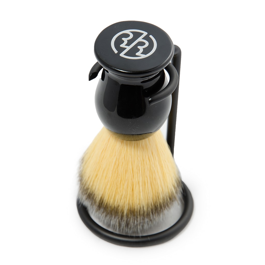 Rockwell Synthetic Shaving Brush, H:105, L:60, K:20mm, Black Acrylic Handle - Image 4