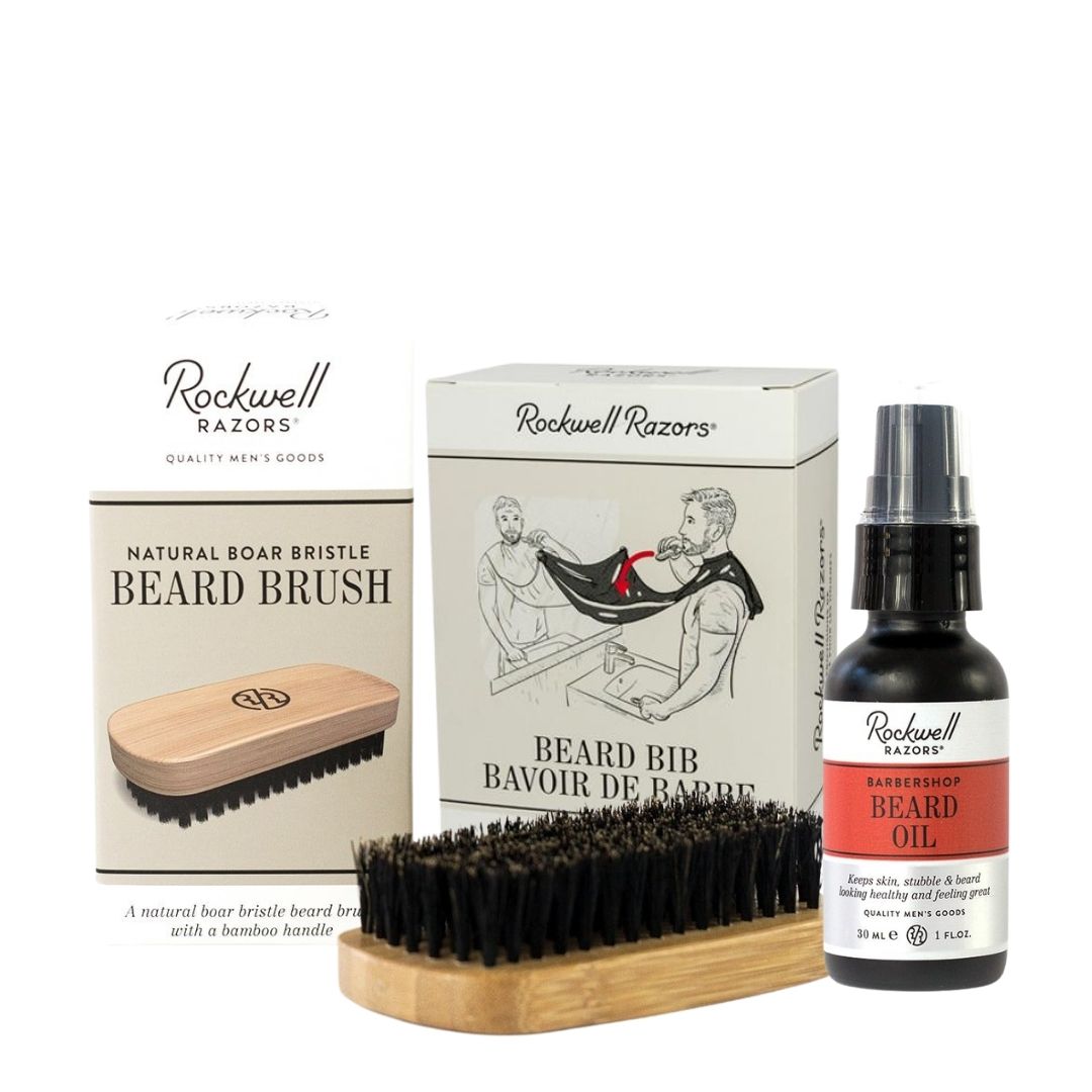Rockwell 3 Piece Beard Kit - Eco-friendly - Sama Homes