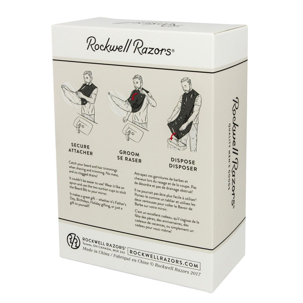 Rockwell Razors Beard Bib and Manicure set Display Bundle - Image 3