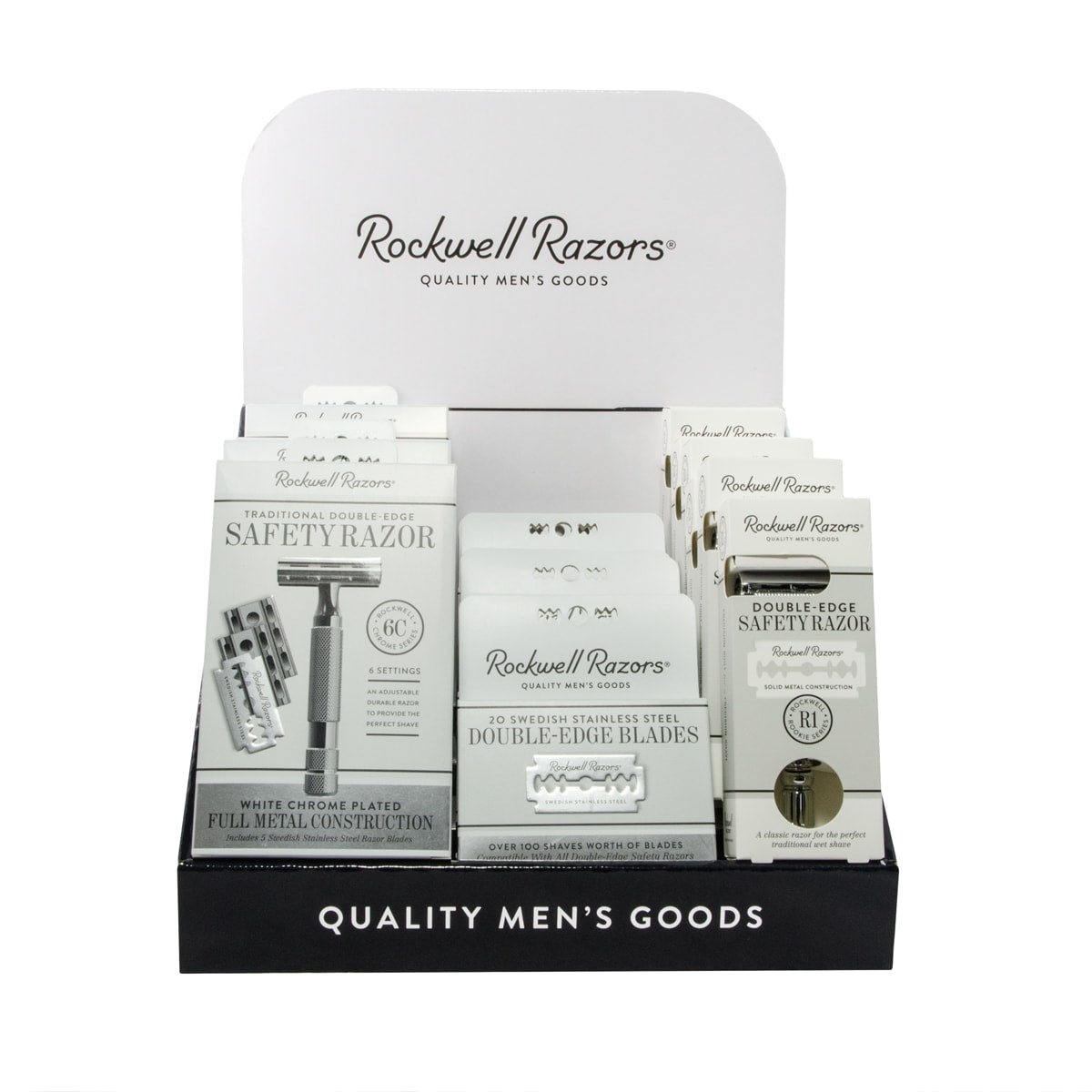 Rockwell Razors Shave Hardware Display Bundle - Eco-friendly - Sama Homes