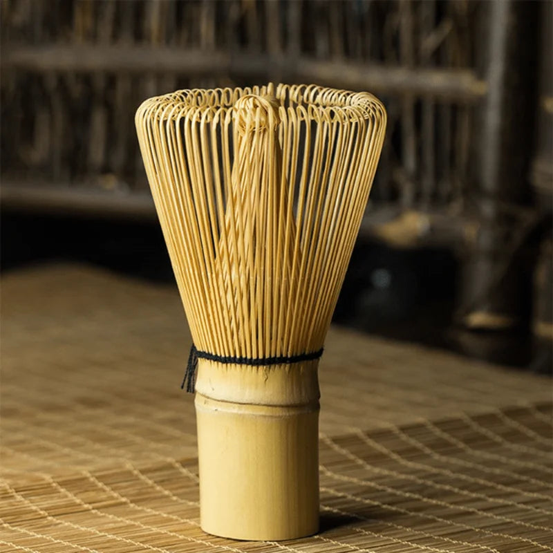 Premium Japanese Matcha Tea Set Bamboo Whisk – Green Tea Mixing & Kitchen Accessory