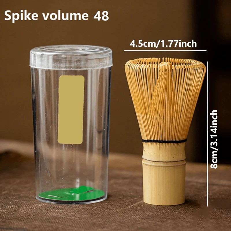 Premium Japanese Matcha Tea Set Bamboo Whisk – Green Tea Mixing & Kitchen Accessory