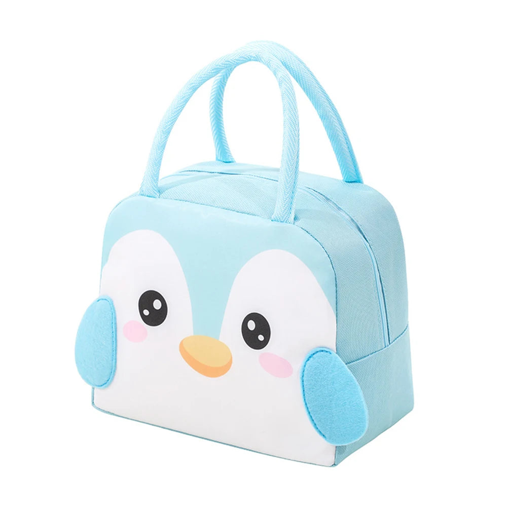 3D Three-Dimensional Bento Bag Cute Cartoon Bento Bag Lunch Bag Handbag Storage Insulation Bag Canvas Lunch Box Bag Ice Pack – Image 25 - Image 25