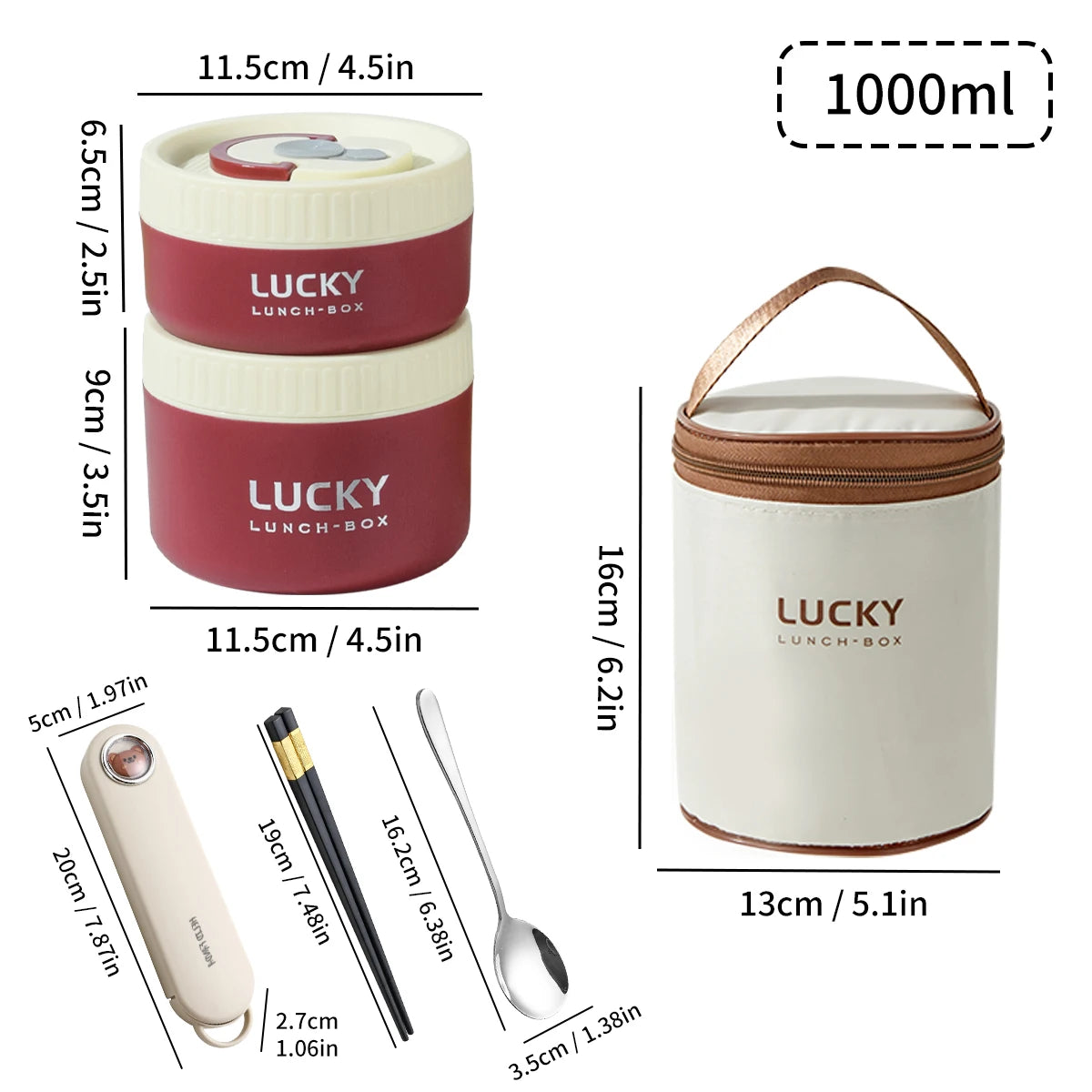 WORTHBUY Portable Sealed Thermal Lunch Box For Kids Stackable Microwave 304 Stainless Steel Bento Box Insulated Food Container – Image 49 - Image 49