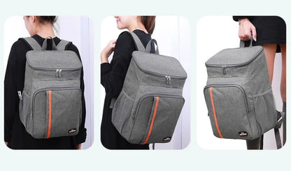 18L Portable Thermal Lunch Bag Food Box Durable Waterproof Cooler Ice Insulated Case Camping Oxford Dinner Backpacks Icebox