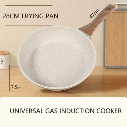 Non-Stick Pan Saucepan Frying Pan Wok Pan Home Steak Skillet Pancake Fried Induction Cooker Gas Stove Special Kitchen Cookware