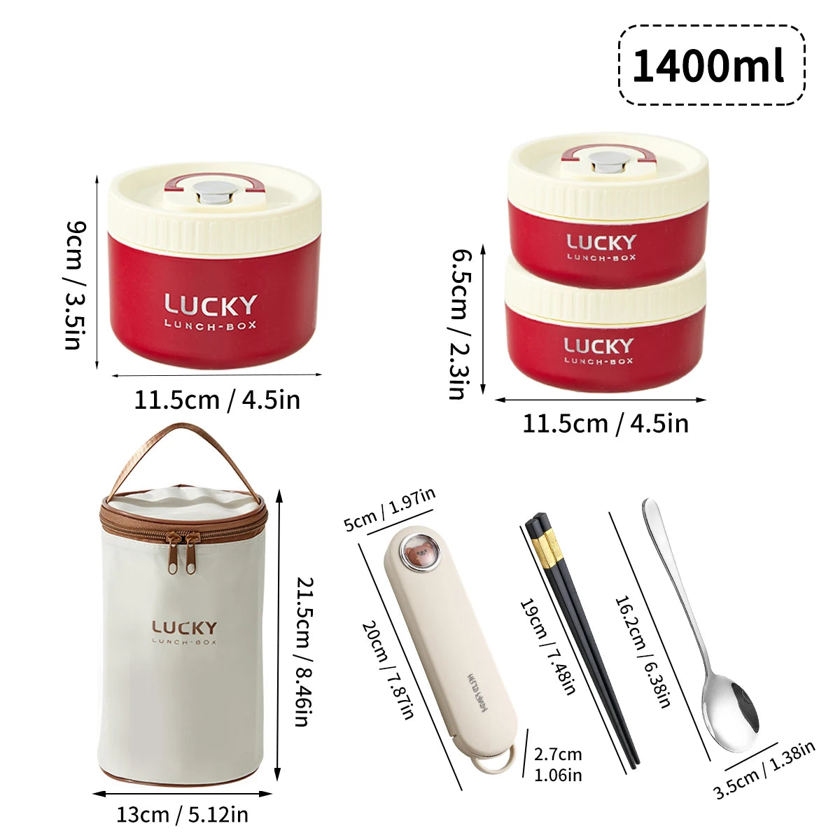 WORTHBUY Portable Sealed Thermal Lunch Box For Kids Stackable Microwave 304 Stainless Steel Bento Box Insulated Food Container – Image 40 - Image 40