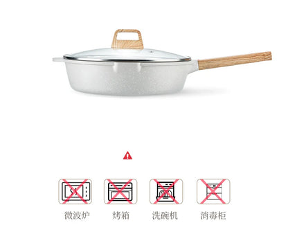 GIANXI Nonstick Pan Multifunctional Aluminum Alloy Coated With Medical Stone Wok Steak Egg Pancake Pot Set Kitchen Utensils