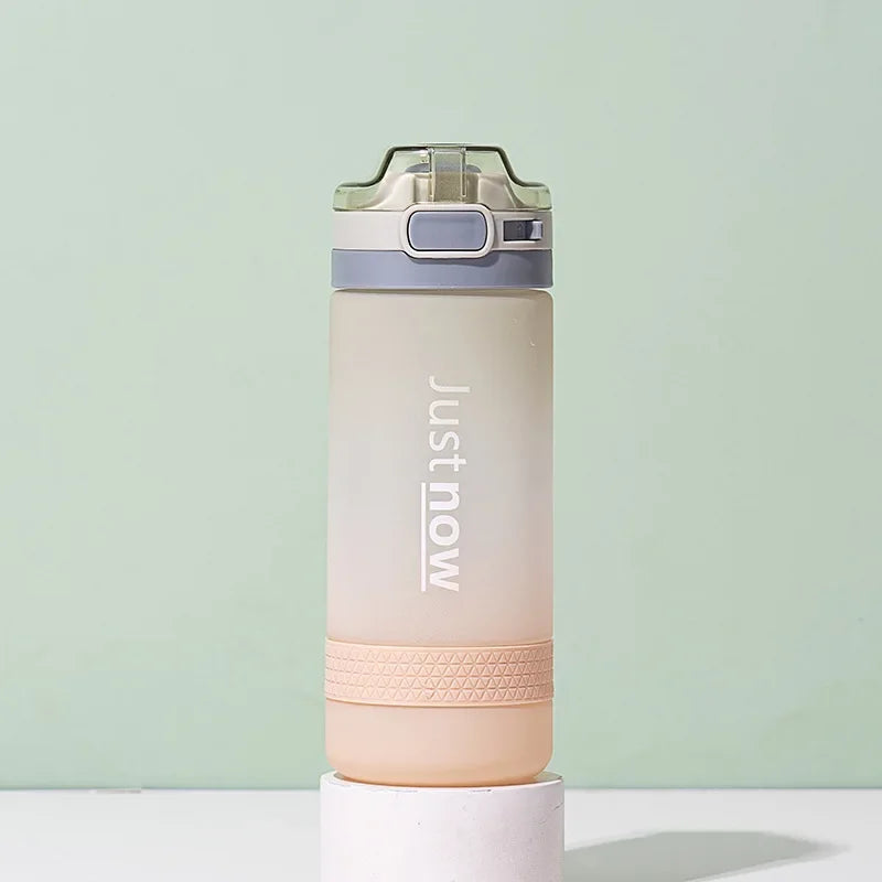 600ml Water Bottles Fashion Water Bottle with Straw BPA Free Portable Outdoor Sport Cute Drinking Plastic Bottles Eco-Friendly – Image 20 - Image 21