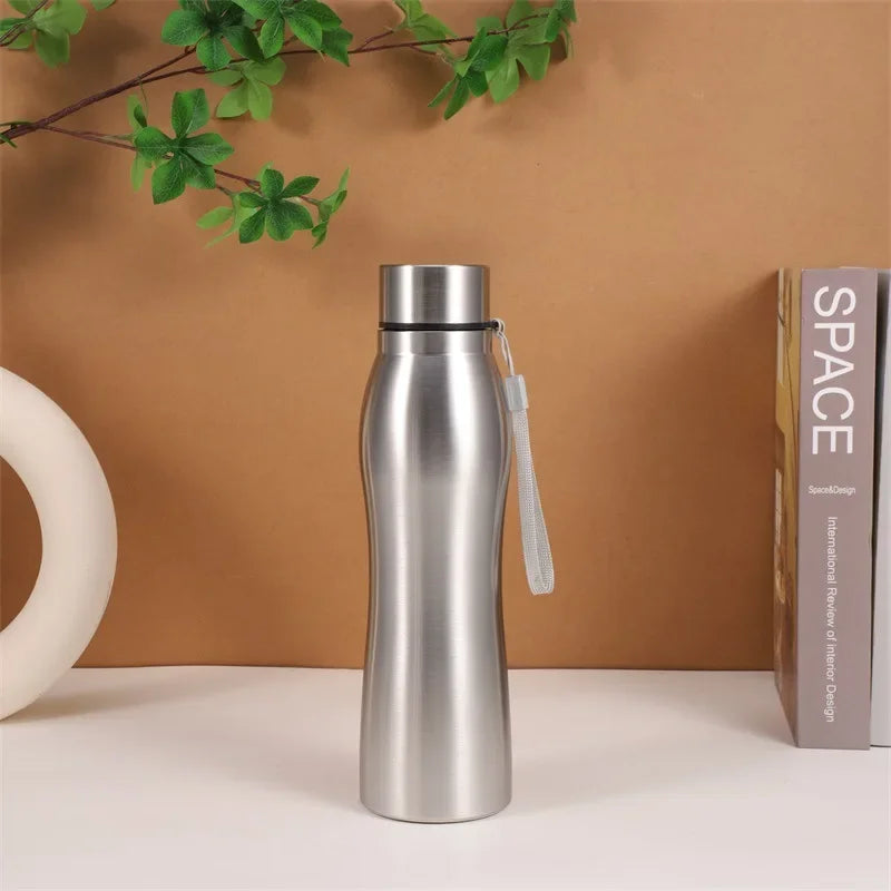 High Quality 1000ml Stainless Steel Sport Water Bottle Single-layer Rugged Water Cup Metal Flask Drinkware Camping Sports Gym - Image 11