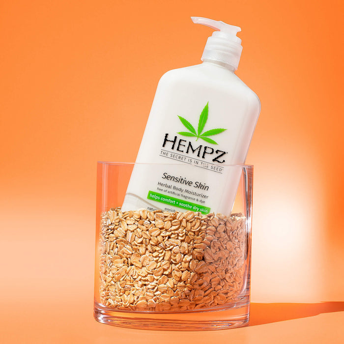 Sensitive Skin Herbal Body Moisturizer 17oz. - Image 2