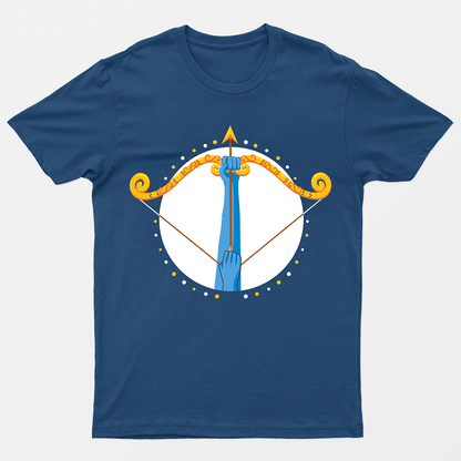 Lord Ram bow Printed 100% cotton T-shirt - Sama Homes