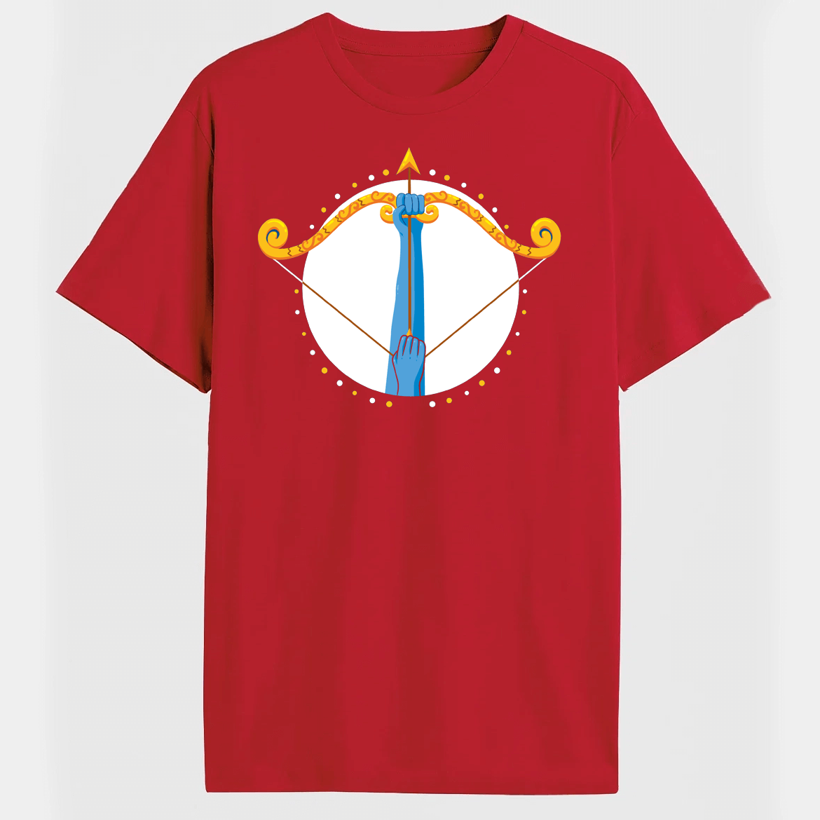 Lord Ram Bow Printed 100% cotton Oversized T-shirt - Sama Homes