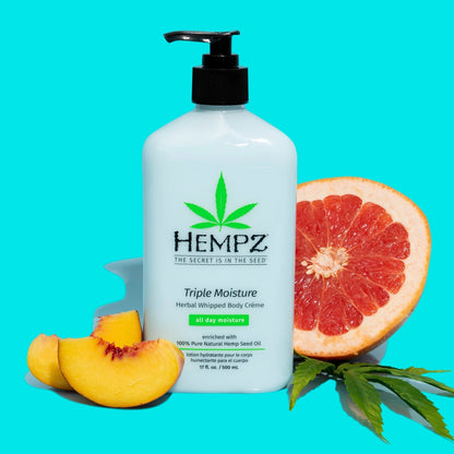 Triple Moisture Herbal Whipped Body Creme 17 OZ. by Hempz - Sustainable Living (View 2)