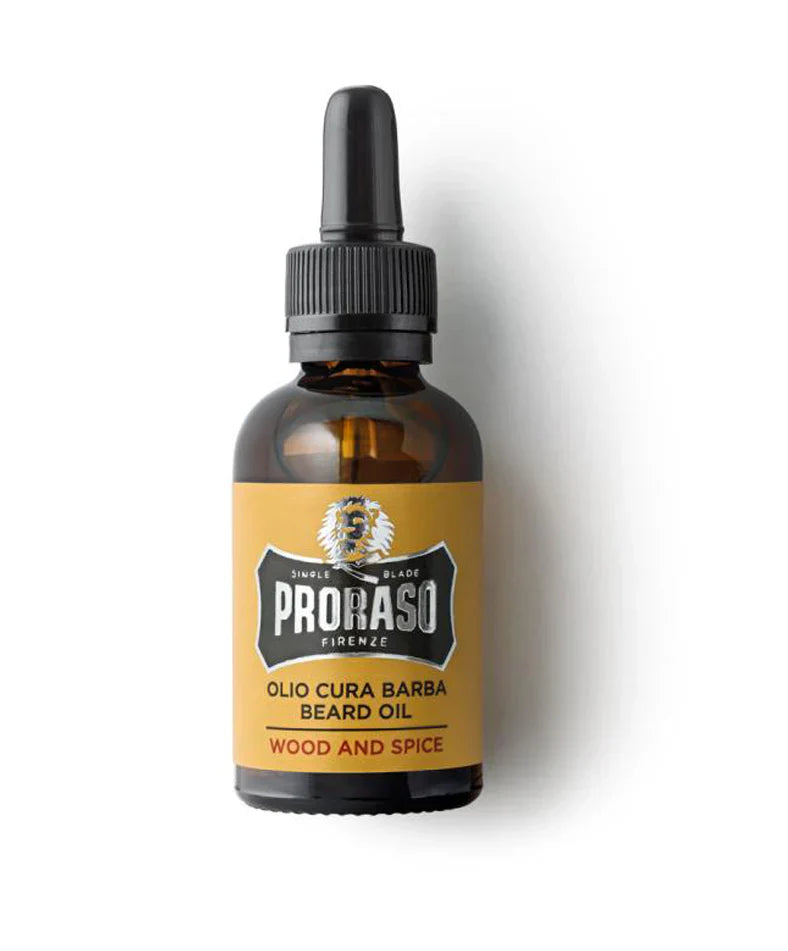 Proraso Beard Oil Wood and Spice 30ML - Eco-friendly - Sama Homes