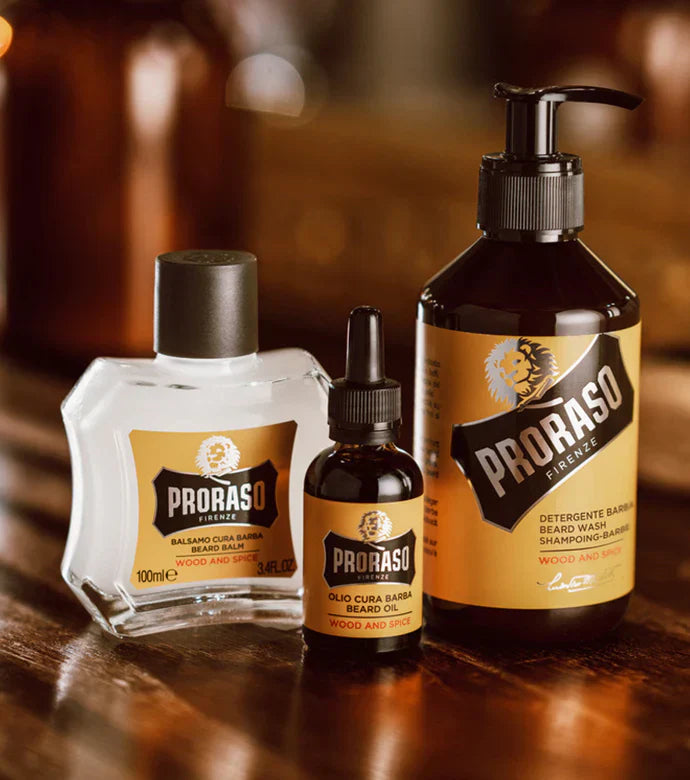 Proraso Beard Wash Wood and Spice 200ML - Image 2