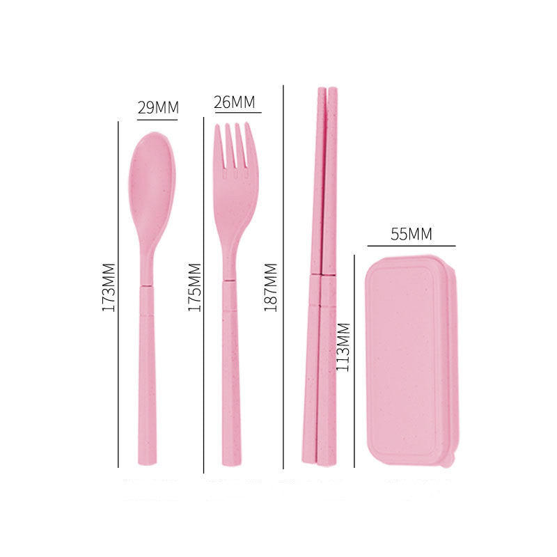 Cutlery Knife Fork Spoon Chopsticks Set Storage Box Five Piece Set – Image 9 - Image 9