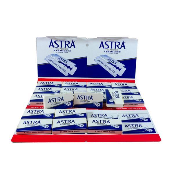 Astra Double Edge Razor Blade / 20 Packs of 5 (Blue) - Eco-friendly - Sama Homes