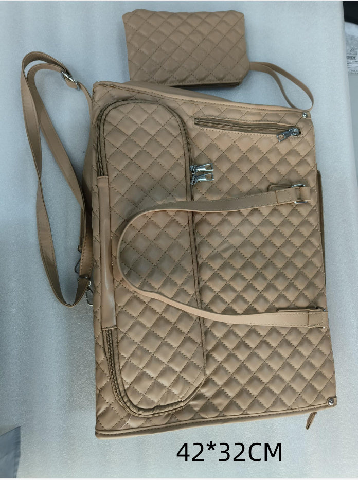 Fashionable Lunch Tote Bag Women's Thermal Insulation Lunch Box Leak-proof Crossbody Computer Storage Bag Quilted Large Capacity Handbag With Purse – Image 7 - Image 7