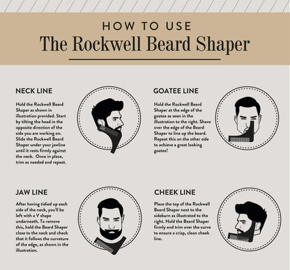 ROCKWELL PLASTIC BEARD SHAPER (Case pack of 10) by Rockwell - Beard Care (View 2)